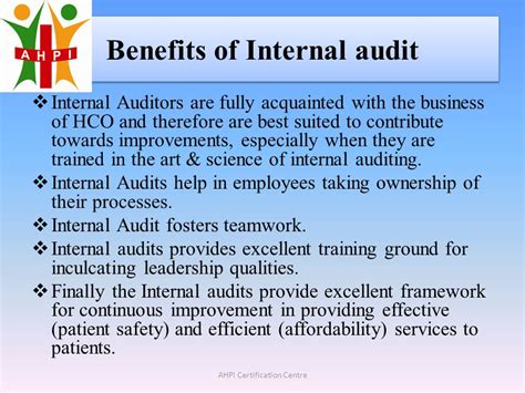 Business Benefits Of Internal Audits