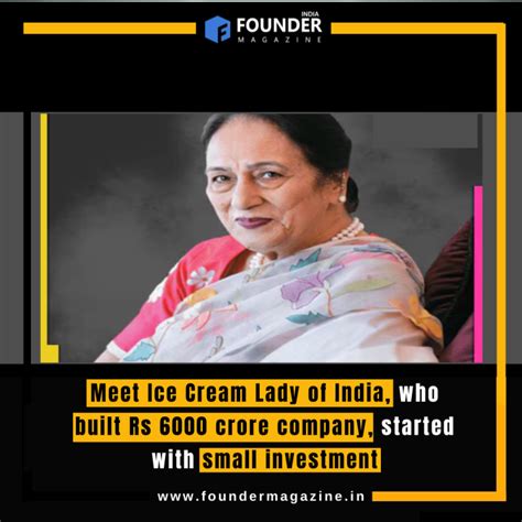 Rajni Bector The Ice Cream Lady Who Built A Rs 6000 Crore Empire From