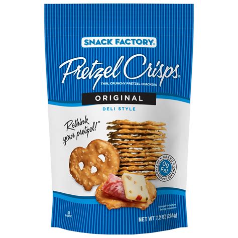 Snack Factory Pretzel Crisps Original 7 2 Oz Walmart