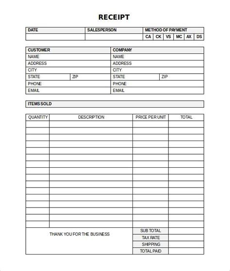 Free 19 Medical Bill Receipt Templates In Pdf Word Excel