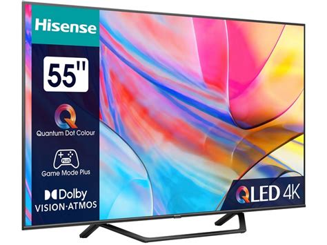 Telewizor HISENSE 55A7KQ QLED 4K Smart HDR10 Atmos Sklep Opinie