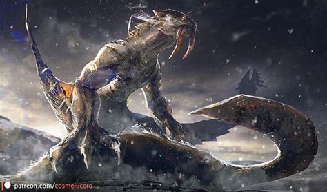 Barioth Patreon By Aeflus On Deviantart Monster Hunter Art Monster