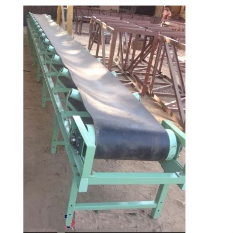 Mild Steel Pu Rubber Belt Conveyor At Rs 135000unit In Coimbatore Id 17772633273