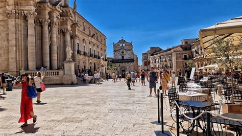 Walking In Syracuse Sicily Italy K Ultra Hd Youtube