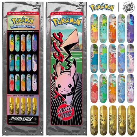 Santa Cruz x Pokémon BLIND BAG COLLECTORS SERIES Decks 8 x 31 6