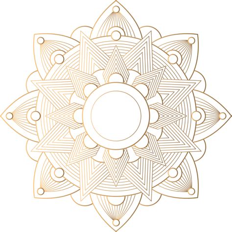 Luxury Ornamental Mandala Design 11349532 Png