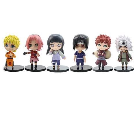 KIT 6 MINIATURAS NARUTO NOVO TLGAMES