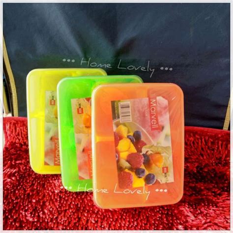 Jual Kotak Makan Sekat Catering Lunch Box Marvell Bekal Merek