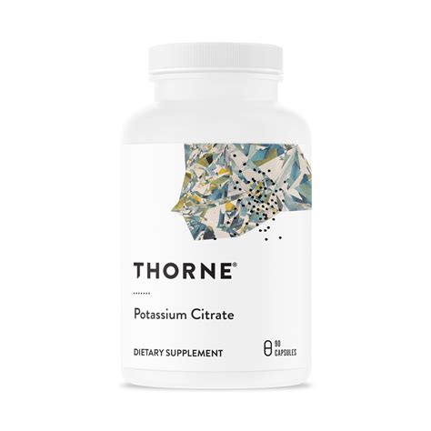 Цитрат калия, Potassium Citrate, Thorne Research, 90 капсул купить по ...