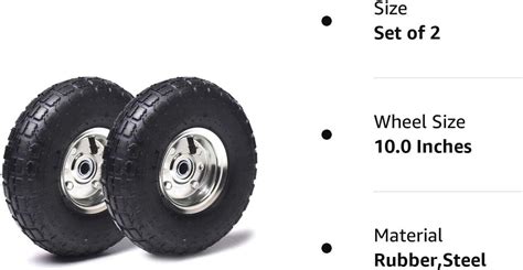 Pack Heavy Duty Replacement Tire And Wheel With