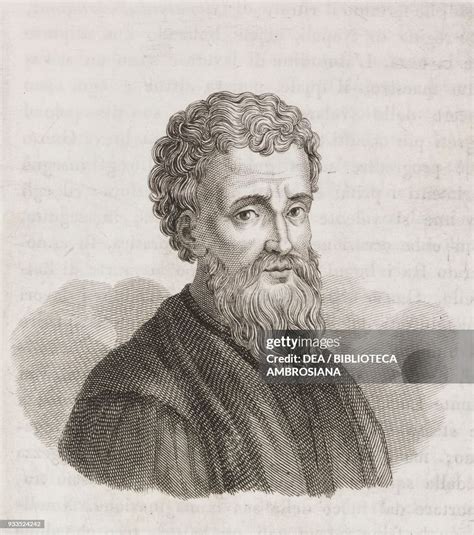 Portrait Of Giulio Romano Italian Architect And Painter Engraving