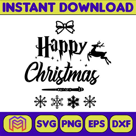 Harry Potter Svgharry Potter Christmas Svg Christmas Svg Inspire