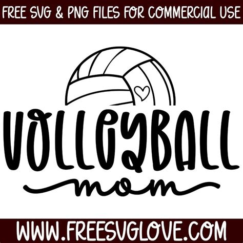 Volleyball Mom Svg Free Svg Love