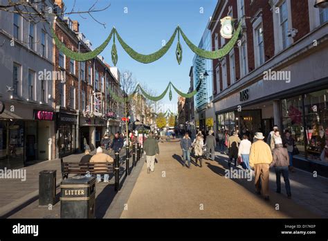 Worcester High Street Stock Photo Alamy