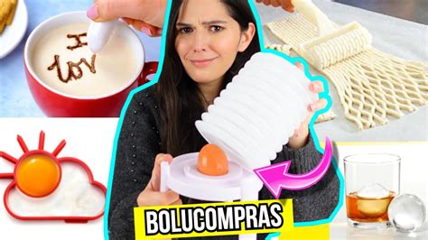 PROBANDO BOLUCOMPRAS LOS INVENTOS DE COCINA MAS RAROS DE WISH PARTE