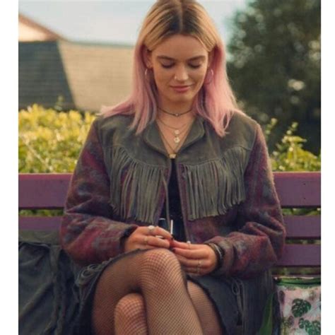 Maeve Wiley Sex Education Fringe Jacket