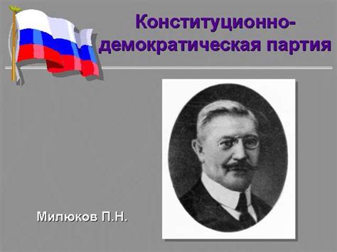 Ведущие политические партии России начала ХХ века - презентация онлайн