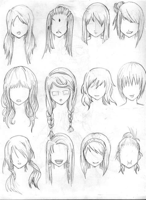 How To Draw Female Hairstyles Hairstyles6h