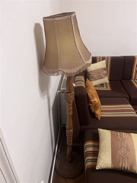 Lampa Abajur Vintage Din Lemn Masiv Oradea Olx Ro