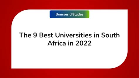 The 9 Best Universities In South Africa In 2023