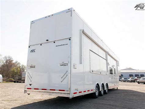 Custom Stacker Living Quarters Race Trailer | MO Great Dane trailers