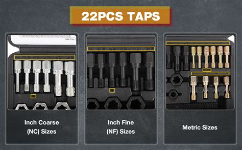 Amazon Thread Chaser Set Metric And Standard Pcs Rethreading