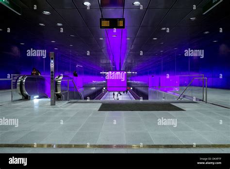 U4 Rail Stop HafenCity University Hamburg Germany Stock Photo Alamy