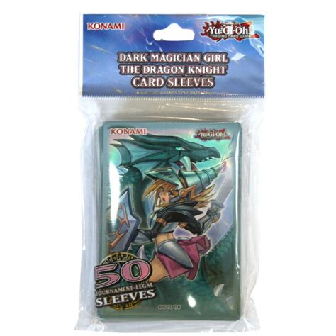 Konami Dark Magician Girl The Dragon Knight 50 Card Sleeves 570