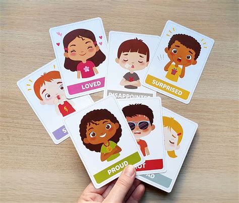 Printable Emotions Flash Cards Emotions Flashcards Emotion Flashcards