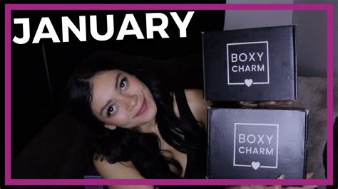 January Boxy Charm Base Box Youtube