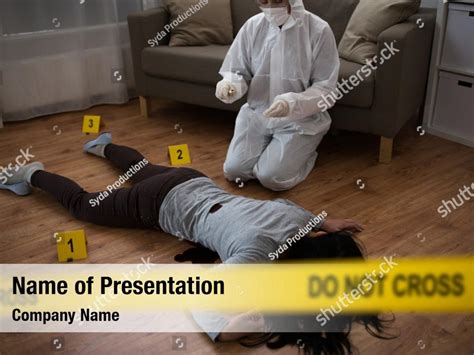 Criminology examination investigation forensic PowerPoint Template - Criminology examination ...