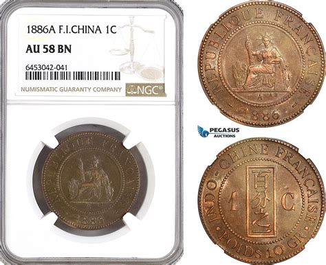 Frence Indo China Centime Ngc Au Bn Ma Shops