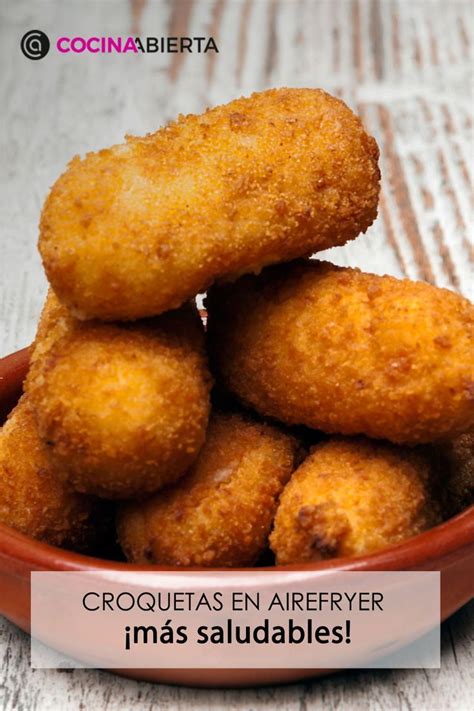 Cómo hacer croquetas en freidora de aire Receta Receta de croquetas