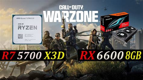 RYZEN 7 5700X3D RX 6600 8GB WARZONE 3 0 Competitive Settings 1080p