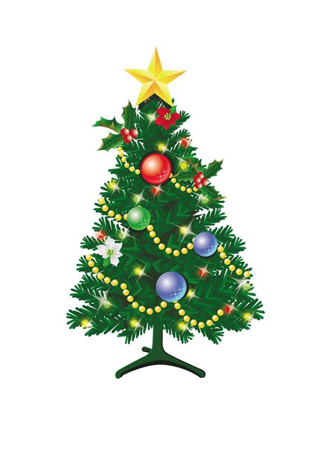 Christmas Tree Illustration Christmas Trees Leaves Png Download