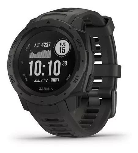 Relogio Garmin Instinct Com Gps Preto Grafite Frete Grátis