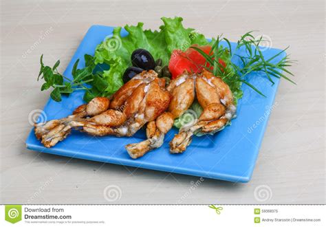 Fried Frog Legs Stock Image Image Of Dinner Fillet 59368375