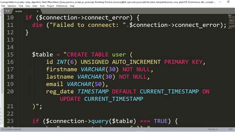 How To Run Php File With Xampp Server And Store Data In Mysql Database