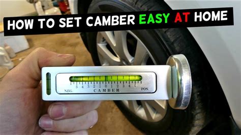 how to adjust caster at home