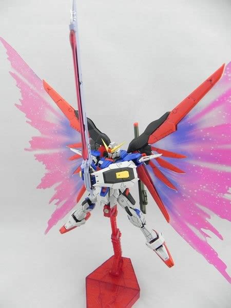 Wing of Light and Action Base for RG Destiny Gundam | Bandai gundam ...