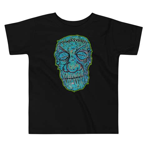 Zombie face toddler t-shirt | Headstones and Hearses