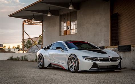 2016 Vorsteiner Bmw I8 Cars Electric White Wheels Wallpapers Hd