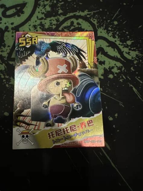 One Piece Card Tony Tony Chopper Ssr Card Holo Foil Anime