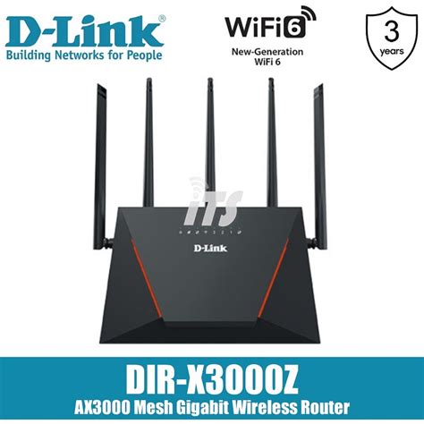 D Link Ax3000 Mesh Gigabit Wi Fi 6 Router Dir X3000z Shopee Malaysia