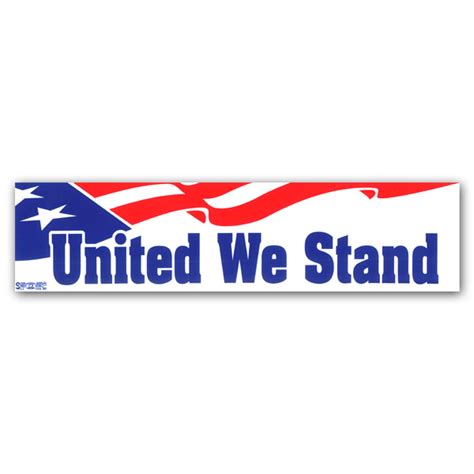 United We Stand Bumper Sticker Bs63096