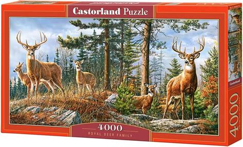 Puzzle Pi Ces Famille Cerf Royal Amazon Co Uk Toys Games