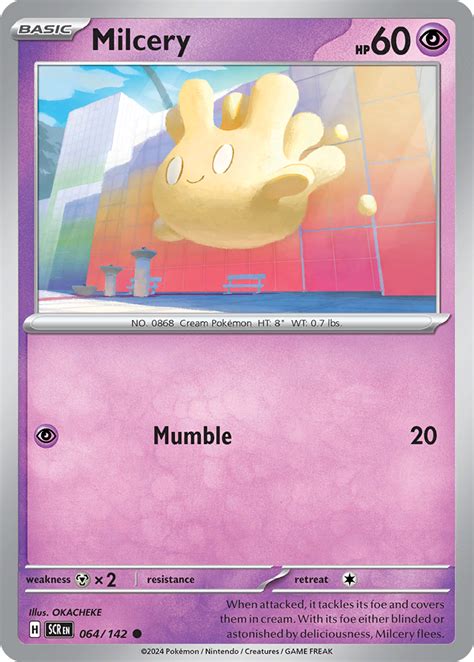 Milcery Stellar Crown SCR 064 PkmnCards