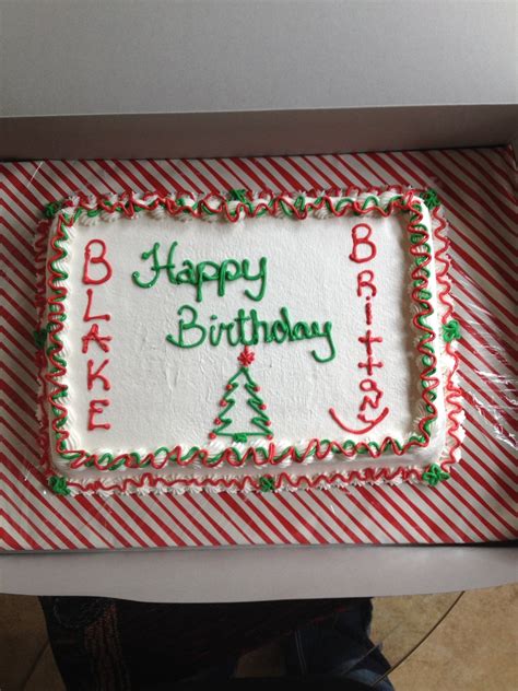 Happy Birthday Christmas Cake - CakeCentral.com