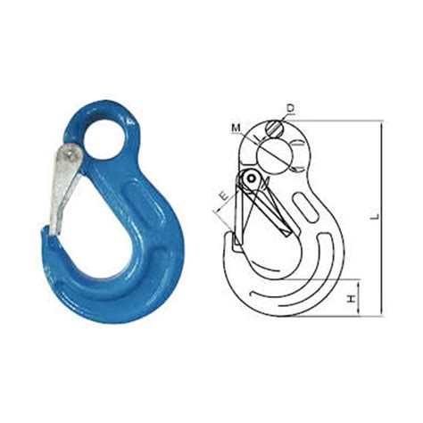 G Eye Sling Hook With Cast Latch Ningbo Jiangdong Tianye Rigging Co Ltd