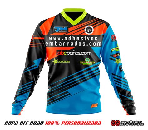 Camiseta Enduro Personalizada MX 19 008 Adhesivosembarrados